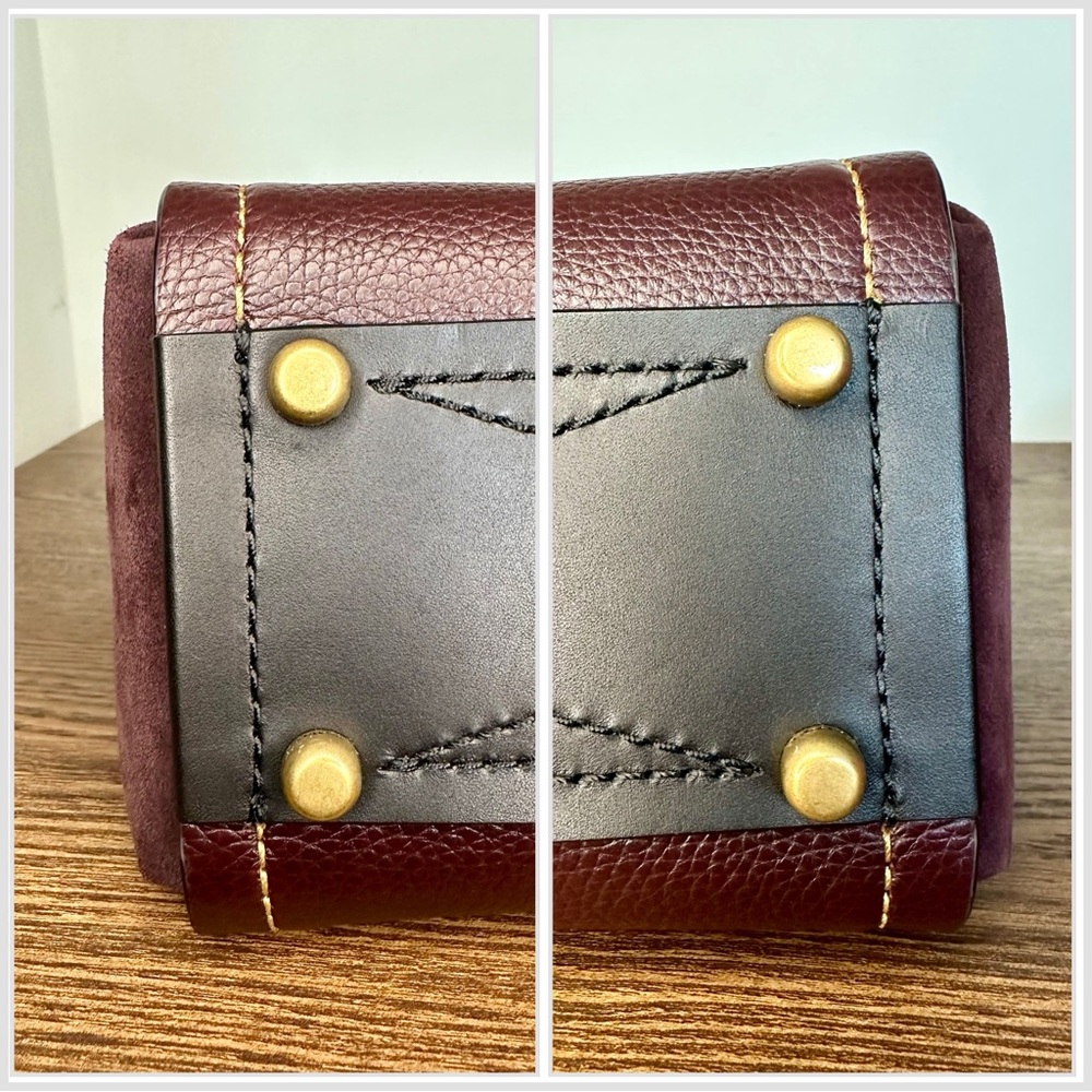 Coach 1941 Troupe Tote In Colorblock in Vintage Mauve Multi - Picture 8 of 11